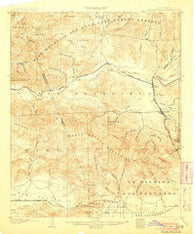 Santa Susana California Historical topographic map, 1:62500 scale, 15 X 15 Minute, Year 1903