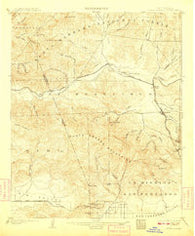 Santa Susana California Historical topographic map, 1:62500 scale, 15 X 15 Minute, Year 1903