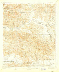 Santa Susana California Historical topographic map, 1:62500 scale, 15 X 15 Minute, Year 1903