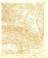 Santa Susana California Historical topographic map, 1:62500 scale, 15 X 15 Minute, Year 1903