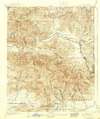 Santa Susana California Historical topographic map, 1:62500 scale, 15 X 15 Minute, Year 1903