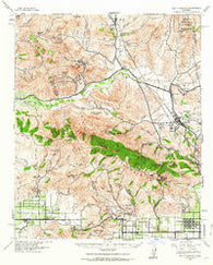 Santa Susana California Historical topographic map, 1:62500 scale, 15 X 15 Minute, Year 1941