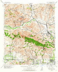 Santa Susana California Historical topographic map, 1:62500 scale, 15 X 15 Minute, Year 1941