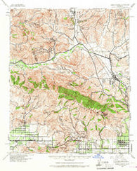 Santa Susana California Historical topographic map, 1:62500 scale, 15 X 15 Minute, Year 1941
