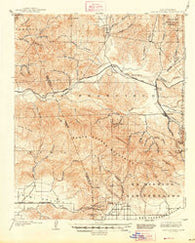 Santa Susana California Historical topographic map, 1:62500 scale, 15 X 15 Minute, Year 1903