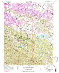 Santa Teresa Hills California Historical topographic map, 1:24000 scale, 7.5 X 7.5 Minute, Year 1953