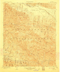 Santa Ynez California Historical topographic map, 1:125000 scale, 30 X 30 Minute, Year 1905