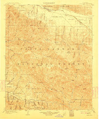 Santa Ynez California Historical topographic map, 1:125000 scale, 30 X 30 Minute, Year 1905