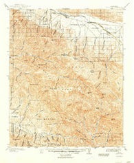 Santa Ynez California Historical topographic map, 1:125000 scale, 30 X 30 Minute, Year 1905