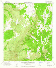 Santa Ysabel California Historical topographic map, 1:24000 scale, 7.5 X 7.5 Minute, Year 1960