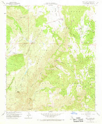 Santa Ysabel California Historical topographic map, 1:24000 scale, 7.5 X 7.5 Minute, Year 1960