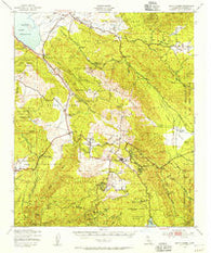 Santa Ysabel California Historical topographic map, 1:62500 scale, 15 X 15 Minute, Year 1939