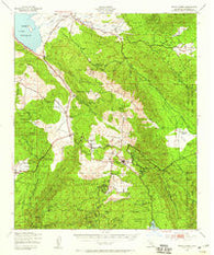 Santa Ysabel California Historical topographic map, 1:62500 scale, 15 X 15 Minute, Year 1939
