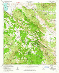 Santa Ysabel California Historical topographic map, 1:62500 scale, 15 X 15 Minute, Year 1960