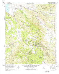Santa Ysabel California Historical topographic map, 1:62500 scale, 15 X 15 Minute, Year 1960
