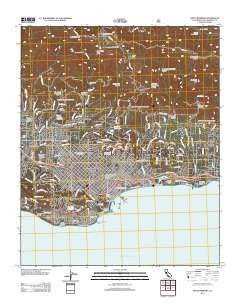 Santa Barbara California Historical topographic map, 1:24000 scale, 7.5 X 7.5 Minute, Year 2012