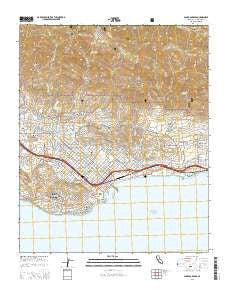 Santa Barbara California Current topographic map, 1:24000 scale, 7.5 X 7.5 Minute, Year 2015
