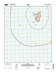 Santa Barbara Island California Current topographic map, 1:24000 scale, 7.5 X 7.5 Minute, Year 2015