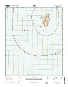 Santa Barbara Island California Current topographic map, 1:24000 scale, 7.5 X 7.5 Minute, Year 2015