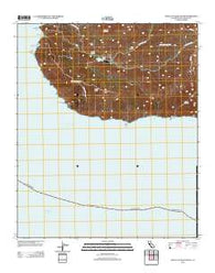 Santa Catalina South California Historical topographic map, 1:24000 scale, 7.5 X 7.5 Minute, Year 2012