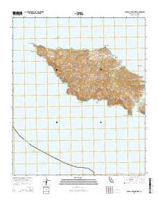 Santa Catalina West California Current topographic map, 1:24000 scale, 7.5 X 7.5 Minute, Year 2015