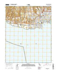 Santa Cruz California Current topographic map, 1:24000 scale, 7.5 X 7.5 Minute, Year 2015