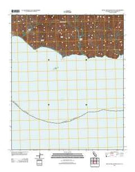 Santa Cruz Island B OE S California Historical topographic map, 1:24000 scale, 7.5 X 7.5 Minute, Year 2012
