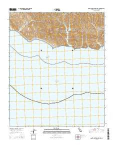 Santa Cruz Island B OE S California Current topographic map, 1:24000 scale, 7.5 X 7.5 Minute, Year 2015