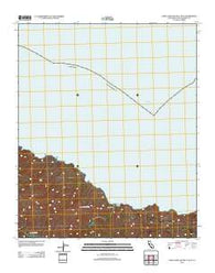 Santa Cruz Island C OE N California Historical topographic map, 1:24000 scale, 7.5 X 7.5 Minute, Year 2012