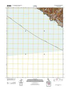 Santa Cruz OE W California Historical topographic map, 1:24000 scale, 7.5 X 7.5 Minute, Year 2012