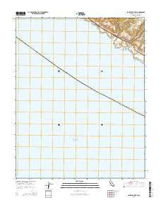 Santa Cruz OE W California Current topographic map, 1:24000 scale, 7.5 X 7.5 Minute, Year 2015