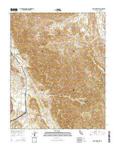 Santa Margarita California Current topographic map, 1:24000 scale, 7.5 X 7.5 Minute, Year 2015
