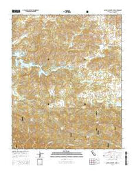 Santa Margarita Lake California Current topographic map, 1:24000 scale, 7.5 X 7.5 Minute, Year 2015