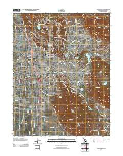 Santa Rosa California Historical topographic map, 1:24000 scale, 7.5 X 7.5 Minute, Year 2012