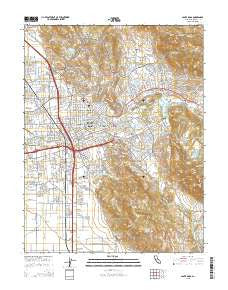 Santa Rosa California Current topographic map, 1:24000 scale, 7.5 X 7.5 Minute, Year 2015