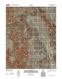 Santa Rosa Flat California Historical topographic map, 1:24000 scale, 7.5 X 7.5 Minute, Year 2012