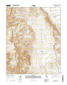 Santa Rosa Flat California Current topographic map, 1:24000 scale, 7.5 X 7.5 Minute, Year 2015