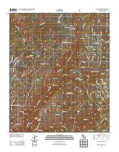 Santa Ysabel California Historical topographic map, 1:24000 scale, 7.5 X 7.5 Minute, Year 2012