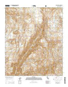 Santa Ysabel California Current topographic map, 1:24000 scale, 7.5 X 7.5 Minute, Year 2015