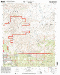 Santiago Creek California Historical topographic map, 1:24000 scale, 7.5 X 7.5 Minute, Year 1995