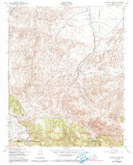 Santiago Creek California Historical topographic map, 1:24000 scale, 7.5 X 7.5 Minute, Year 1943