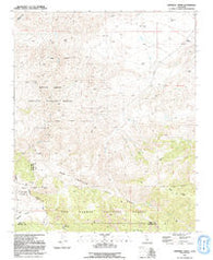 Santiago Creek California Historical topographic map, 1:24000 scale, 7.5 X 7.5 Minute, Year 1991