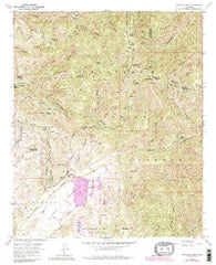 Santiago Peak California Historical topographic map, 1:24000 scale, 7.5 X 7.5 Minute, Year 1954