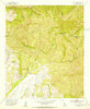 Santiago Peak California Historical topographic map, 1:24000 scale, 7.5 X 7.5 Minute, Year 1954