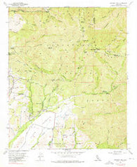 Santiago Peak California Historical topographic map, 1:24000 scale, 7.5 X 7.5 Minute, Year 1954