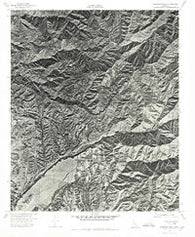 Santiago Peak California Historical topographic map, 1:24000 scale, 7.5 X 7.5 Minute, Year 1974