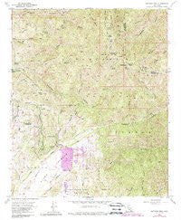 Santiago Peak California Historical topographic map, 1:24000 scale, 7.5 X 7.5 Minute, Year 1954