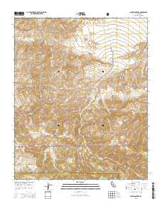 Santiago Creek California Current topographic map, 1:24000 scale, 7.5 X 7.5 Minute, Year 2015