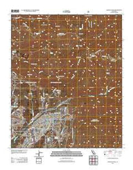Santiago Peak California Historical topographic map, 1:24000 scale, 7.5 X 7.5 Minute, Year 2012