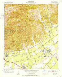 Saticoy California Historical topographic map, 1:24000 scale, 7.5 X 7.5 Minute, Year 1951